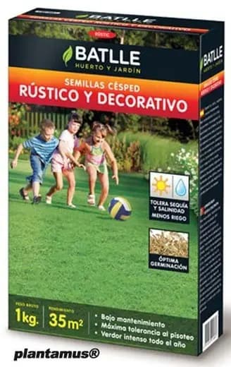 Semente Relva Batlle Ornamental e Resistente 1KG