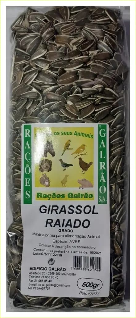 Girassol Raiado grado 500GR