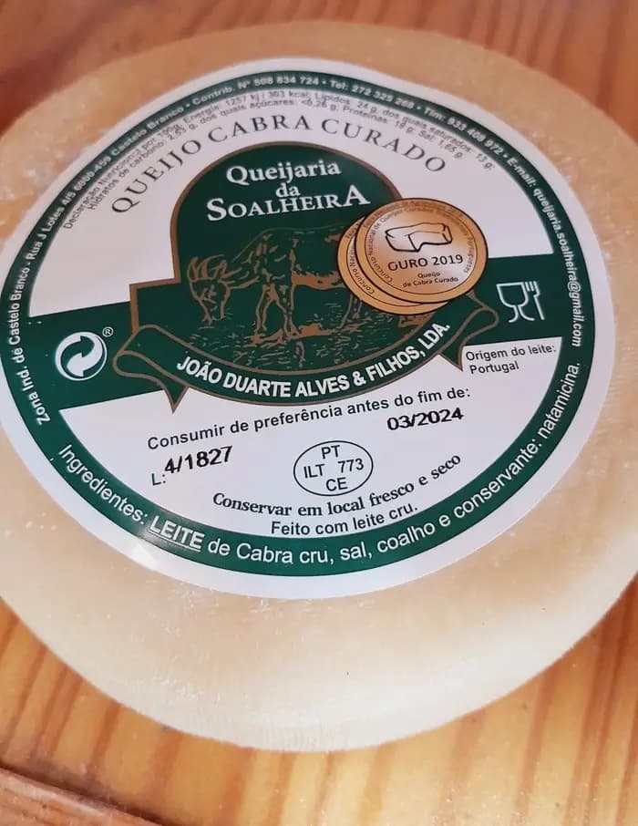 Queijo Cabra Curado Queijaria da Soalheira 1UN