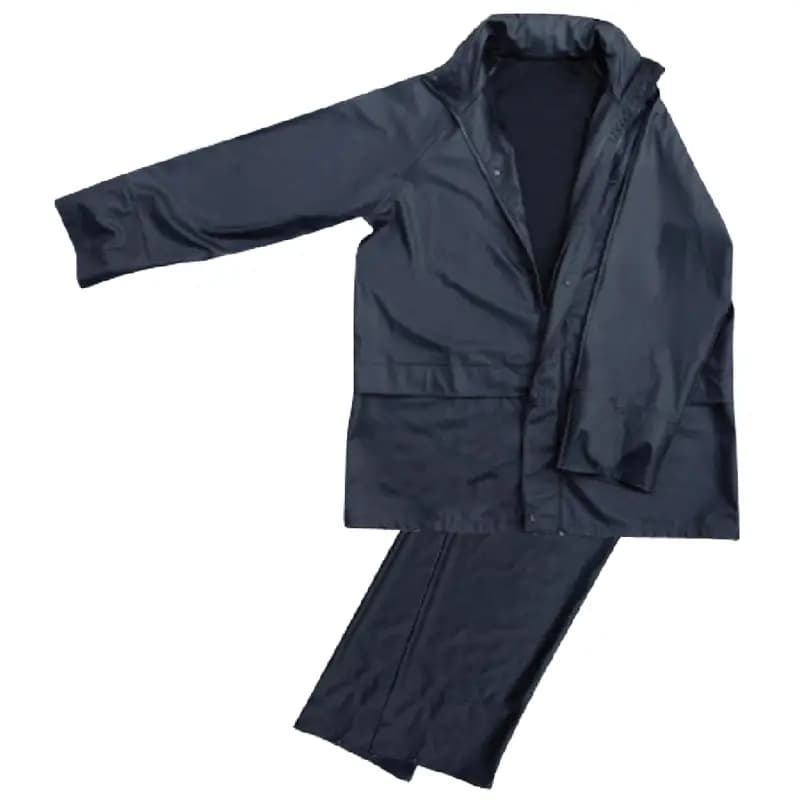 FATO CHUVA POLIURETANO AZUL ( M )